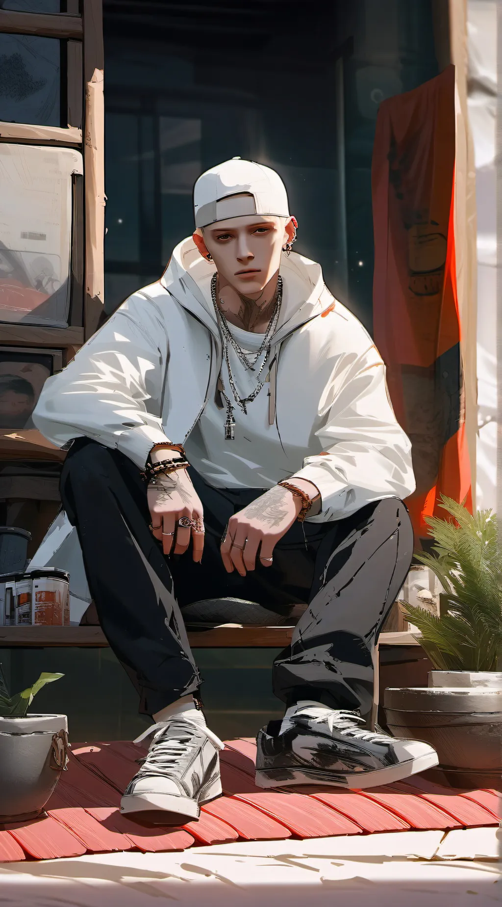 ai character: eminem background