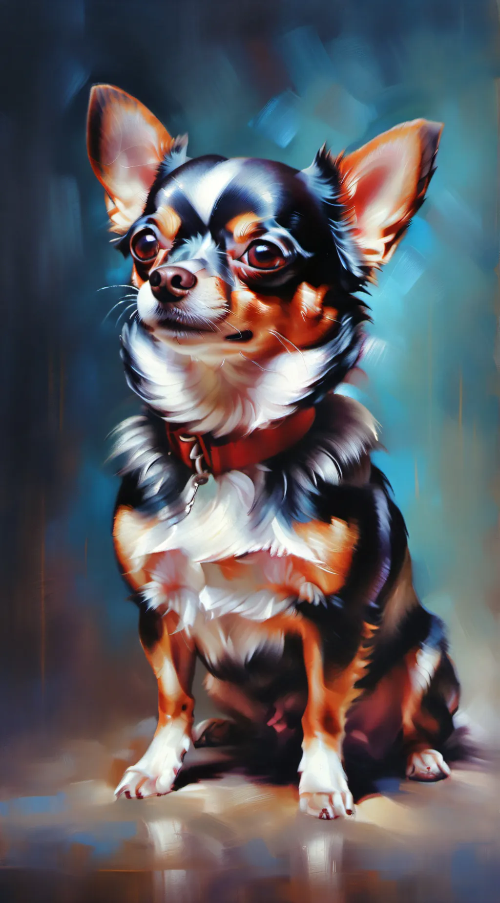 ai character: common Chihuahua background