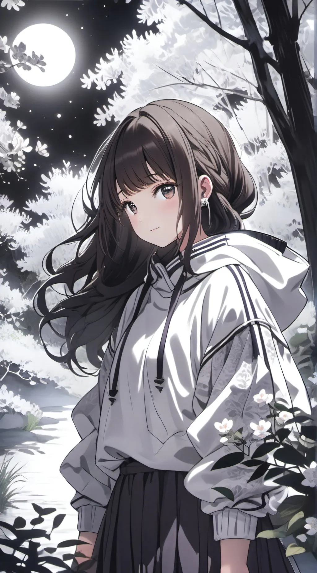 ai character: Sakura background