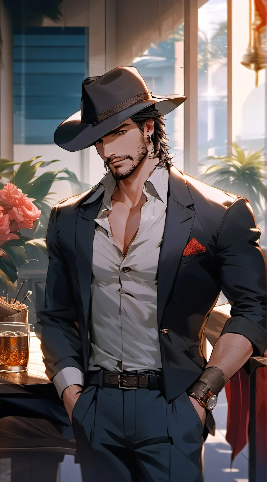 ai character: Miller background