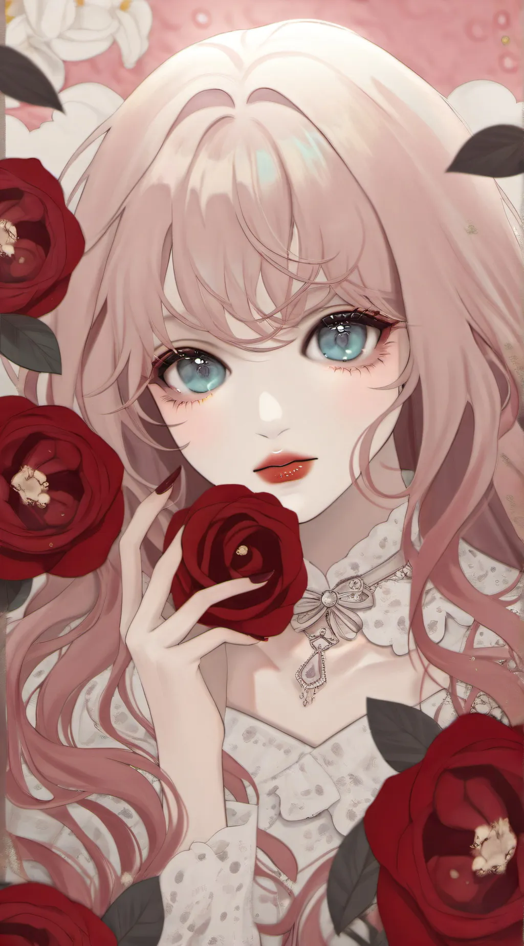 ai character: Rose background
