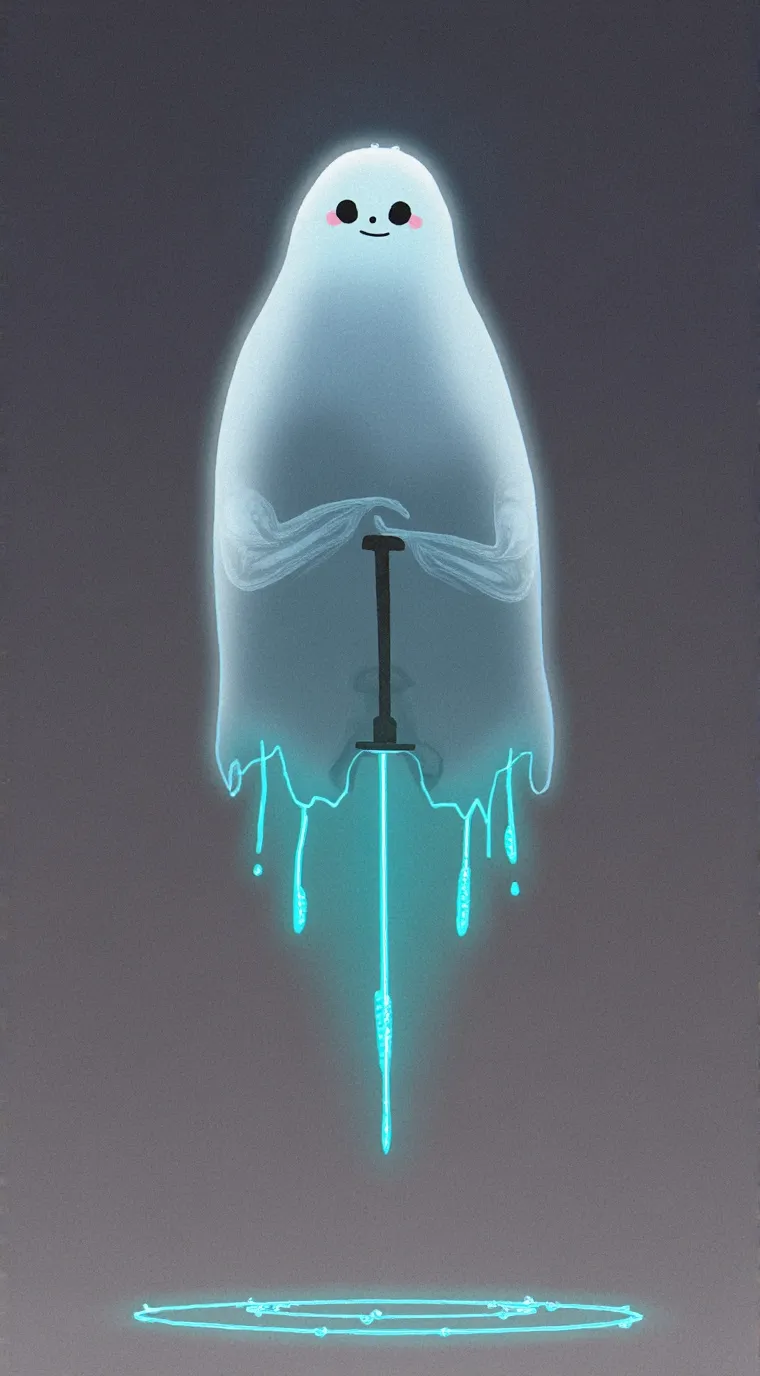 ai character: призрак background