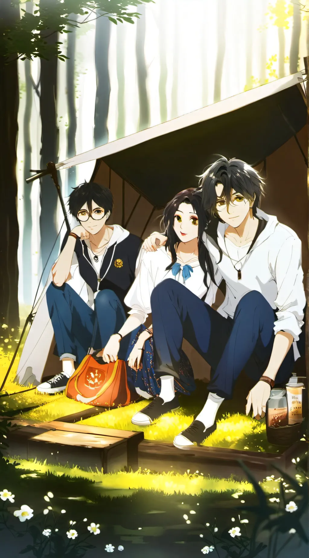 ai character: Camp half blood background