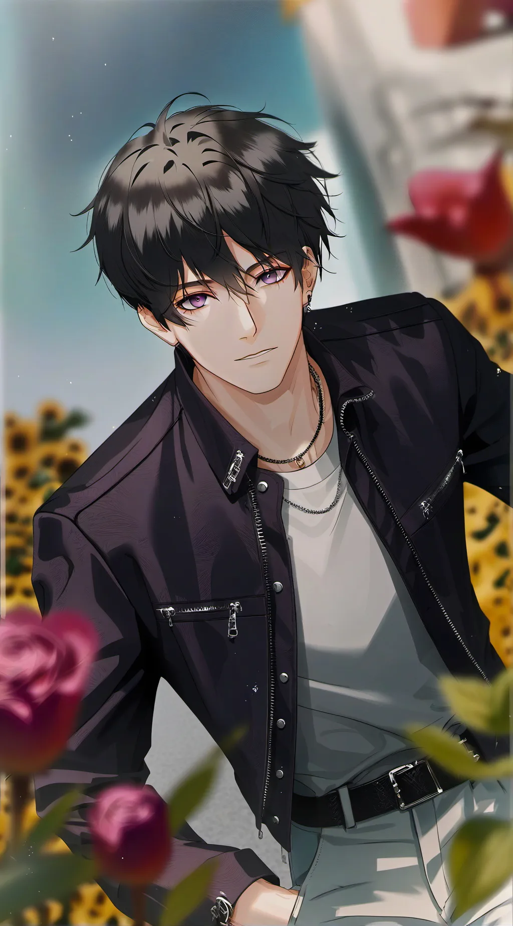 ai character: Austin  background