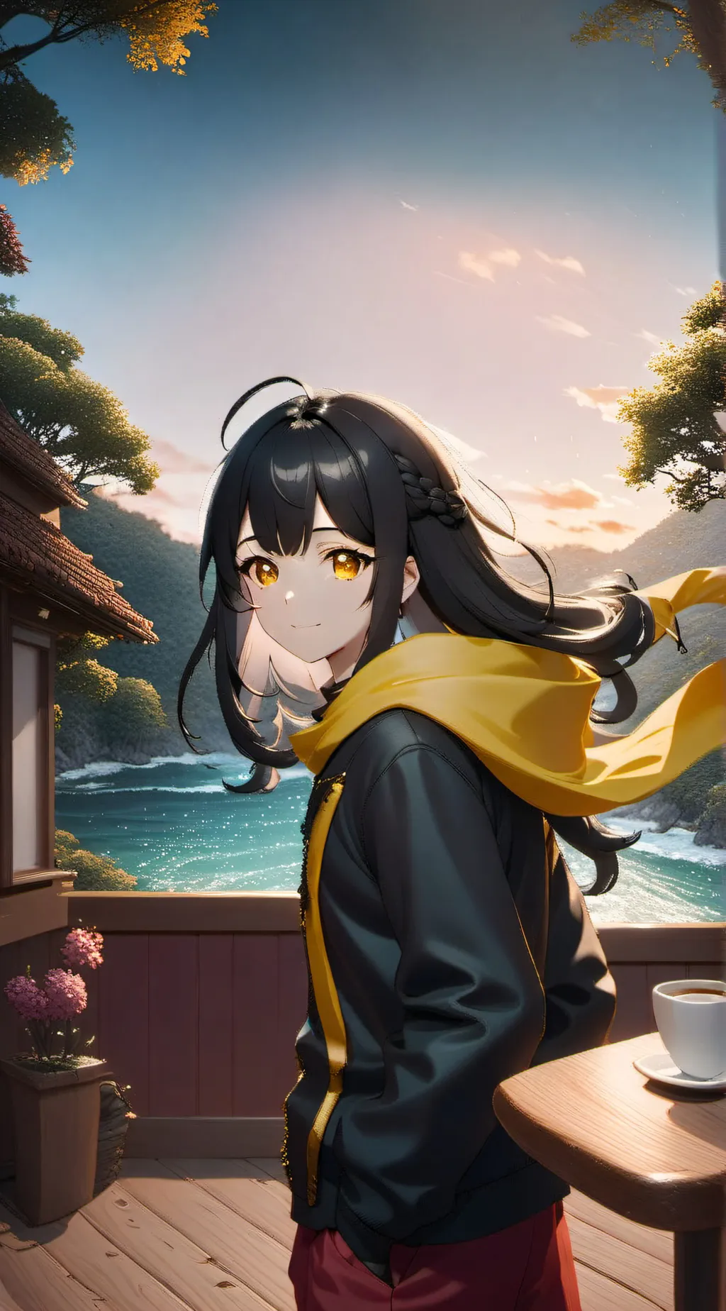 ai character: Sofia background