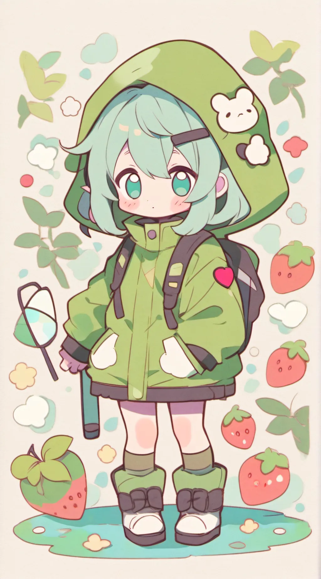 ai character: Izumi  background