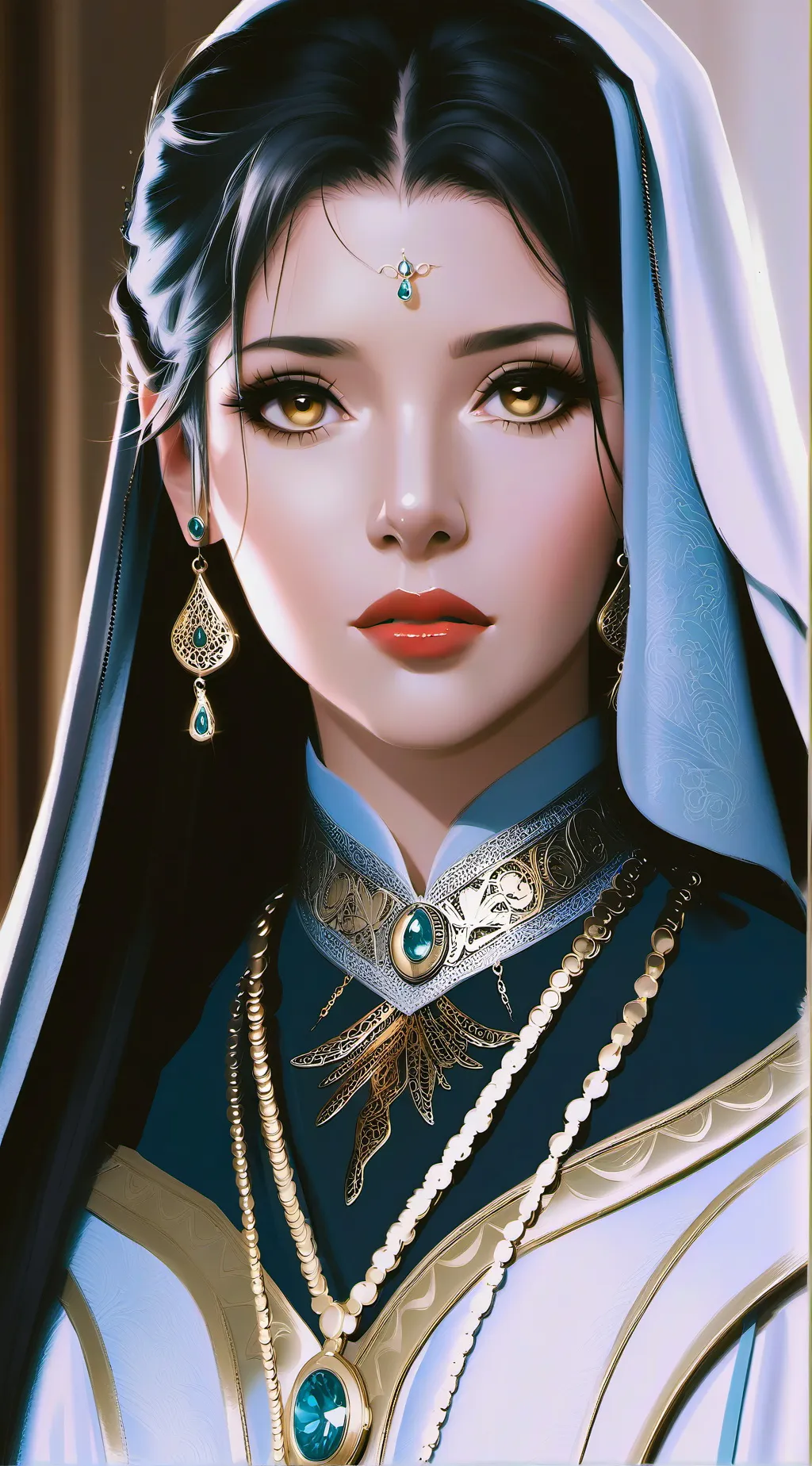 ai character: zahraa background