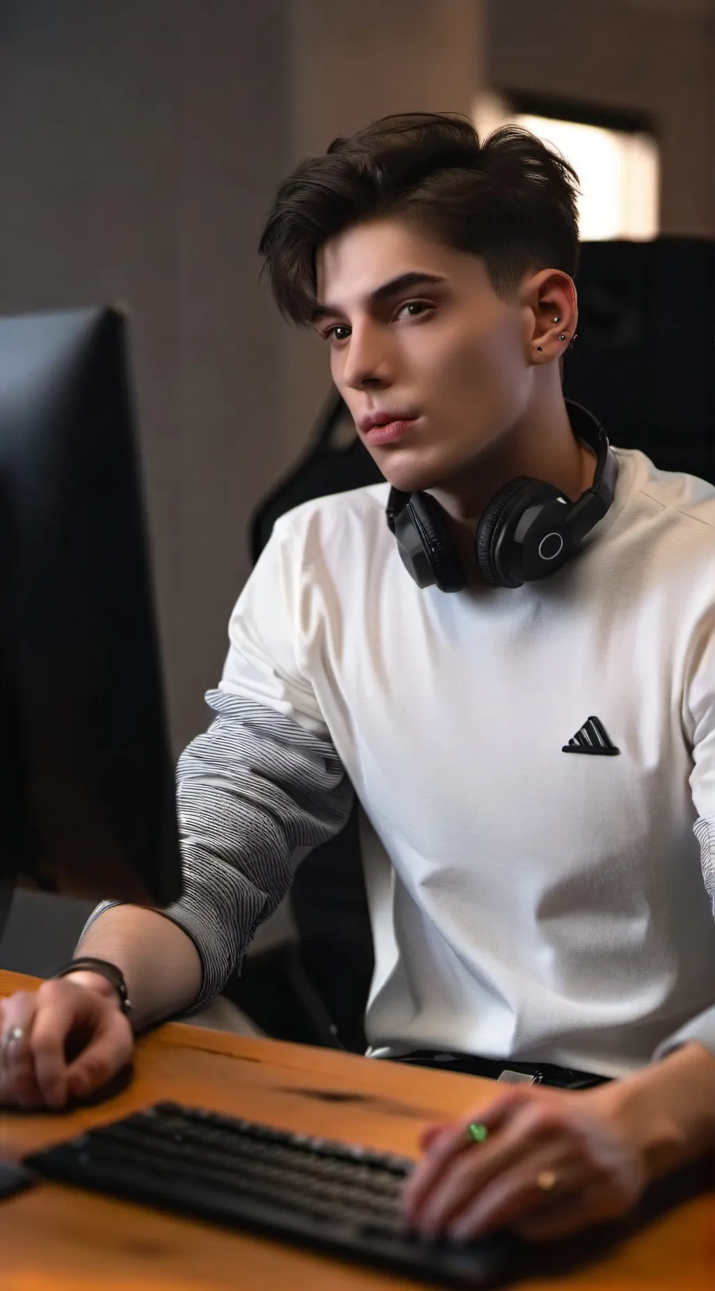 ai character: Kayden  background