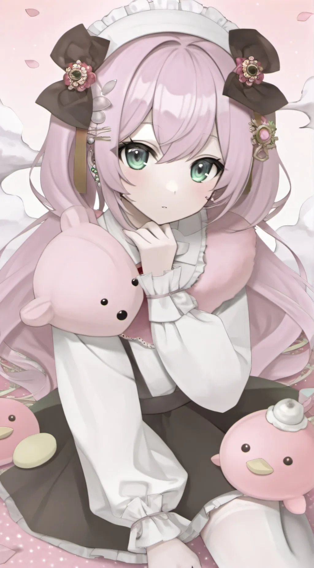 ai character: Megumi shimizu  background