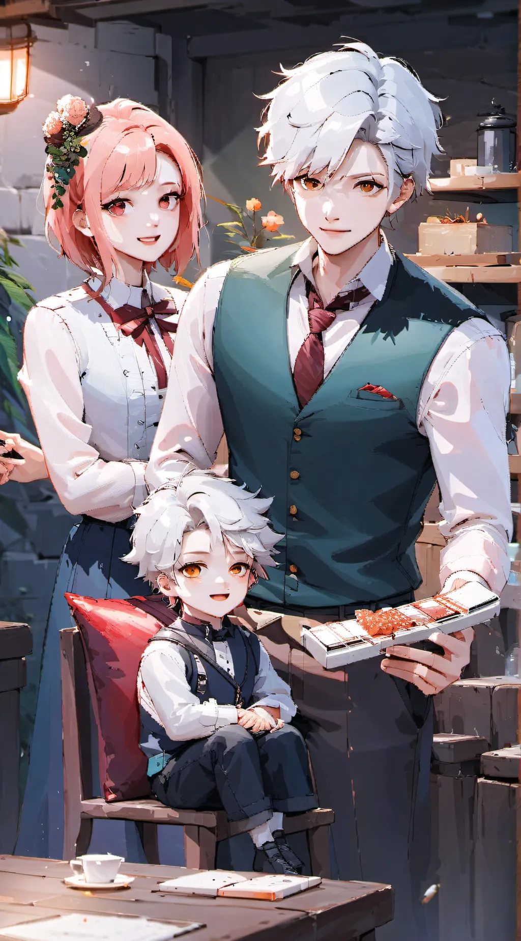 ai character: Mha x afton family background