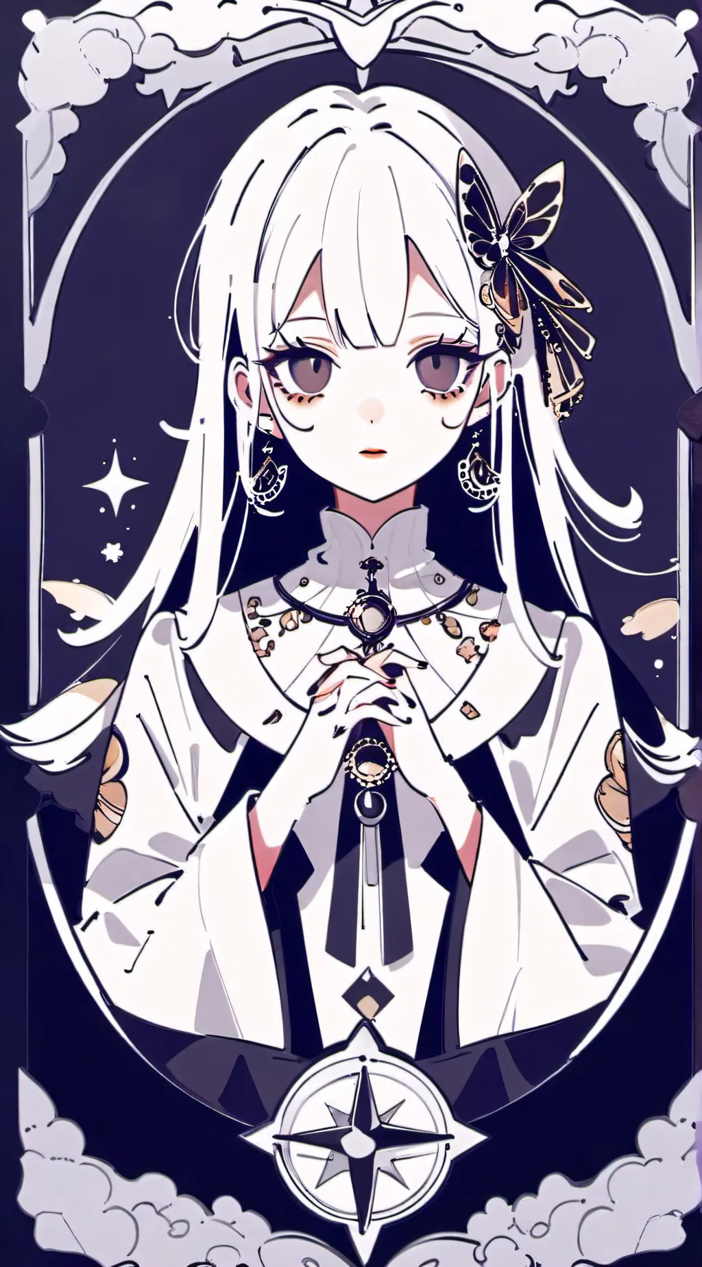 ai character: miss circle  background