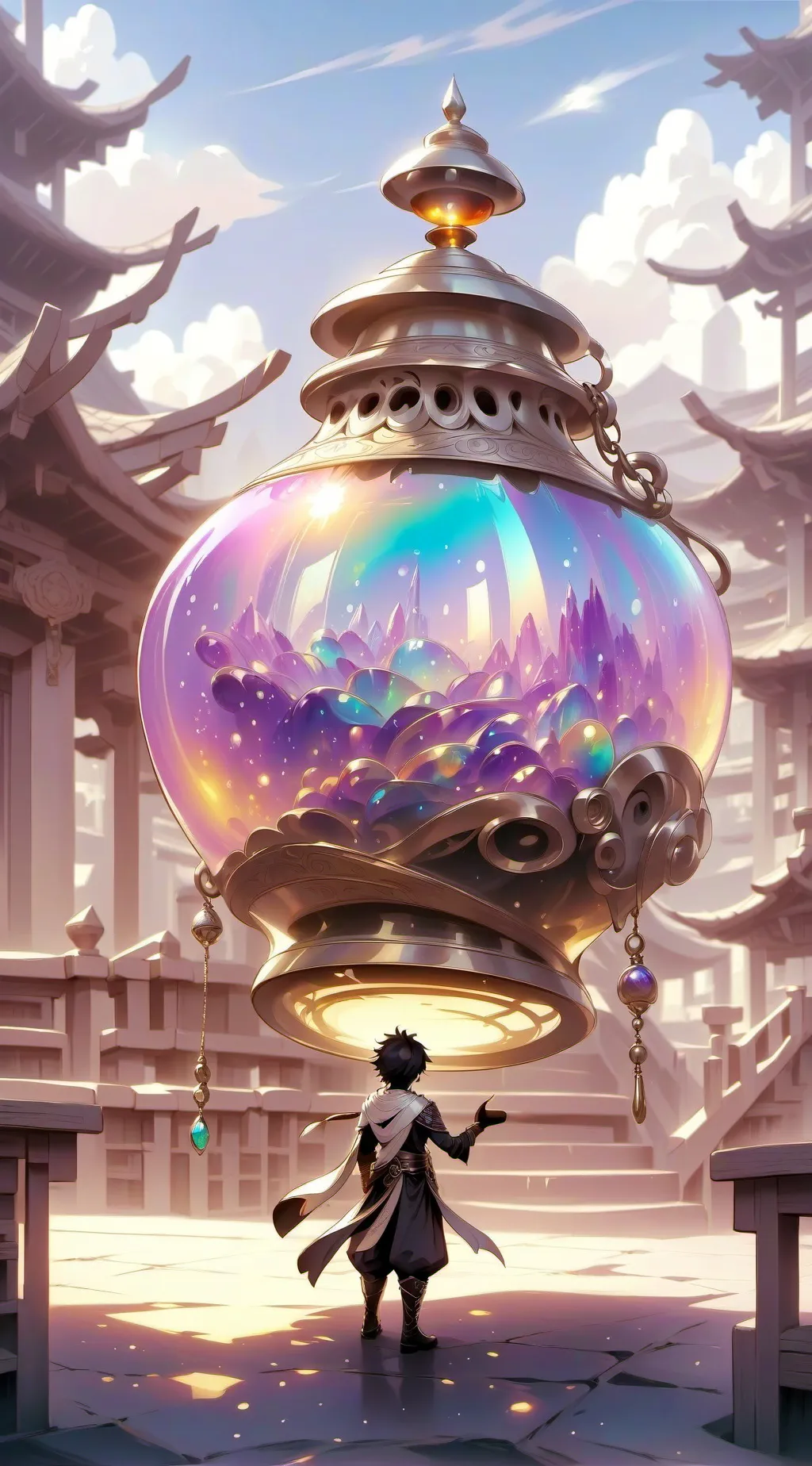 ai character: Bagas craft!!! background