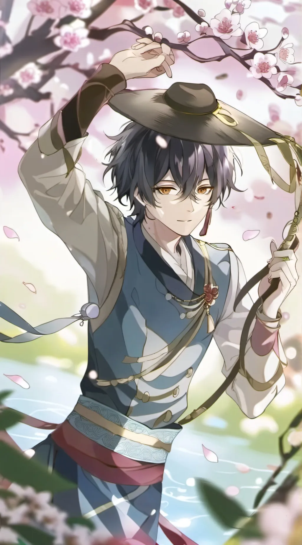 ai character: fox boy background