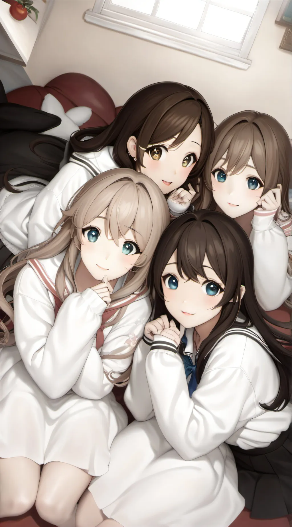 ai character: gamer girls background