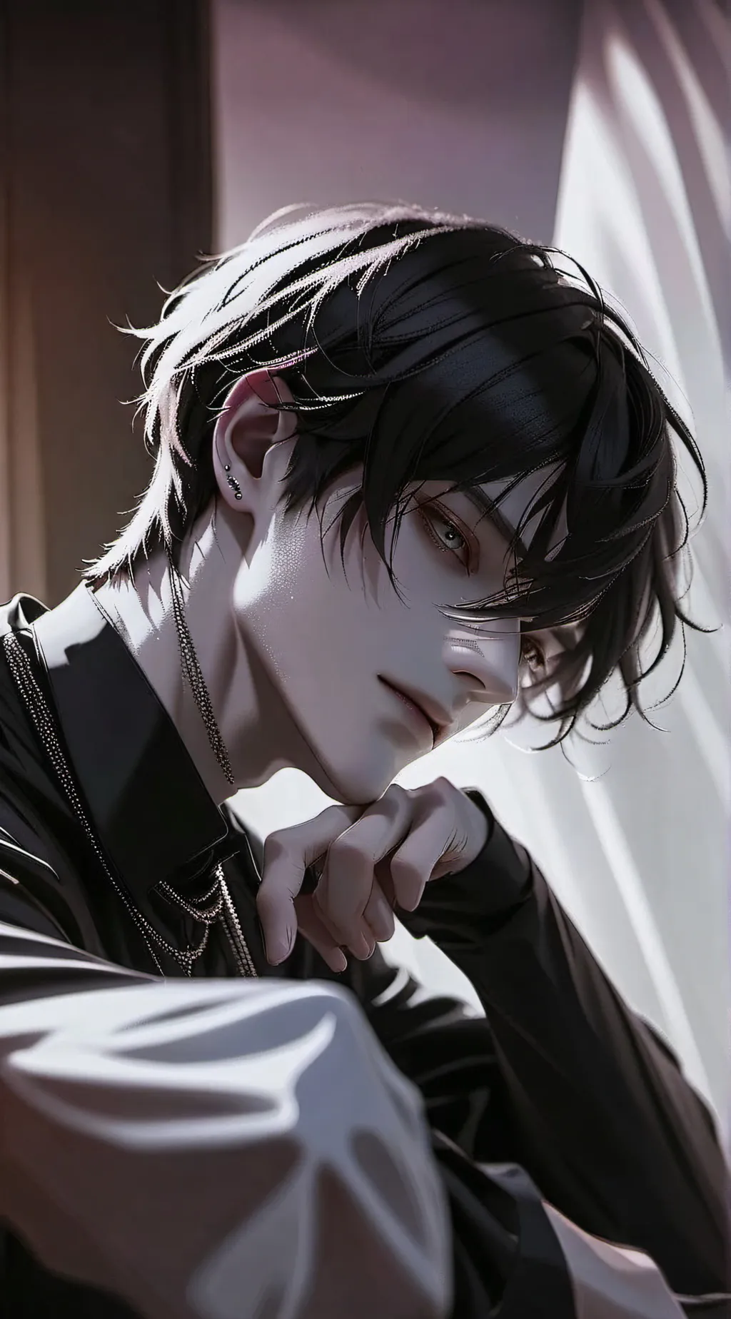 ai character: Ace🖤 background