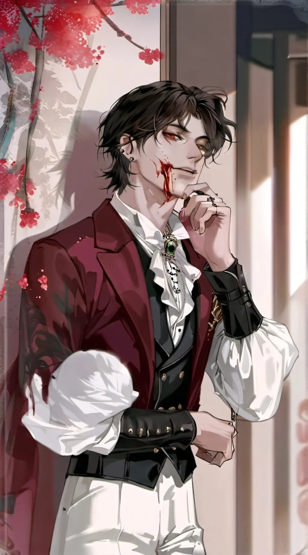 ai character: 🌹★ Frederick ★🌹 background