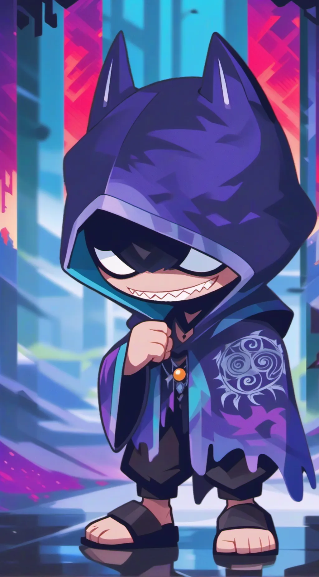 ai character: Ozzy box terrors background