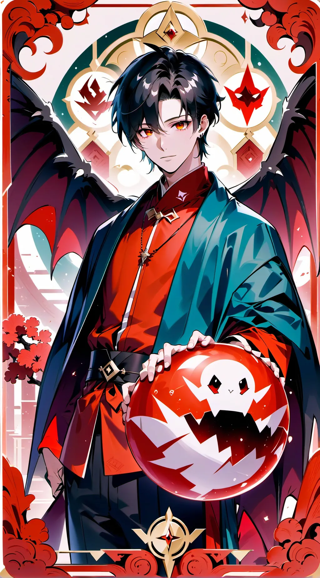ai character: Roka-kun vampir background