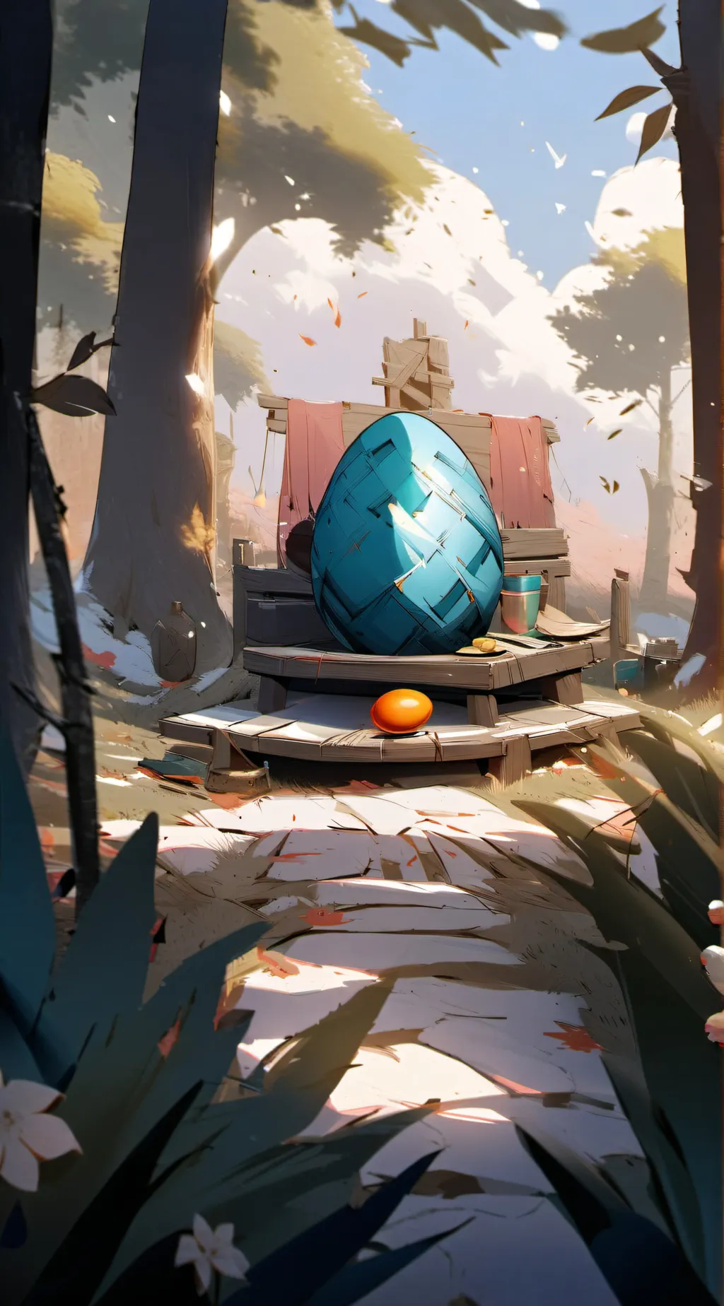 ai character: Huevo de... background