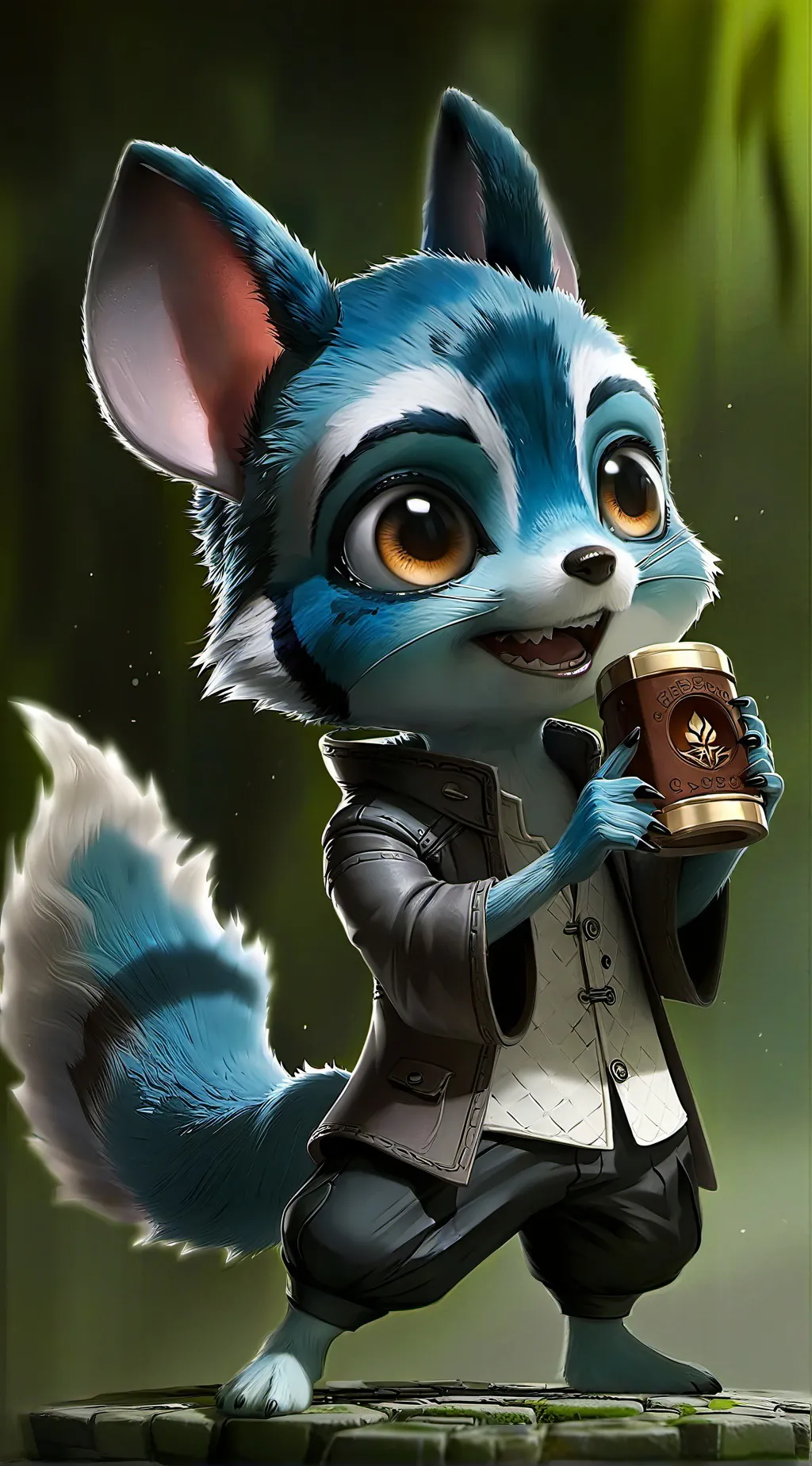 ai character: Smurf background