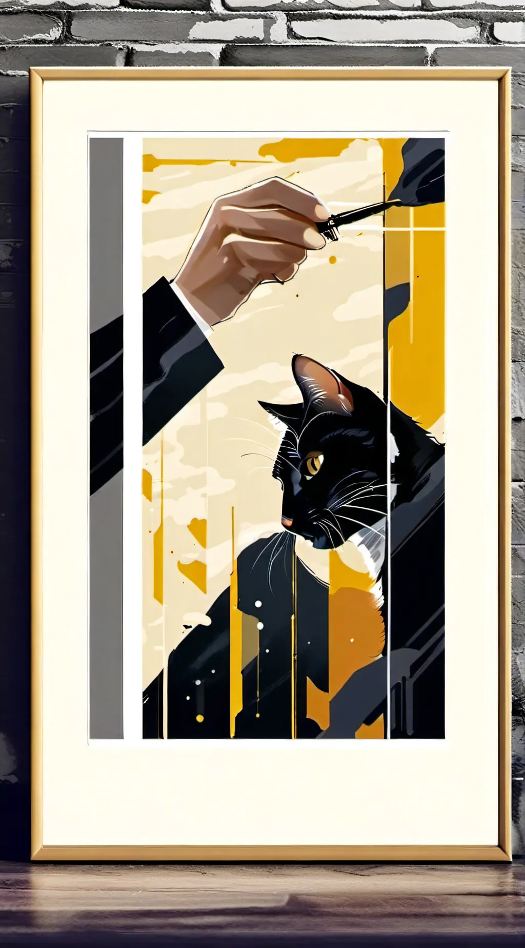 ai character: kitty background