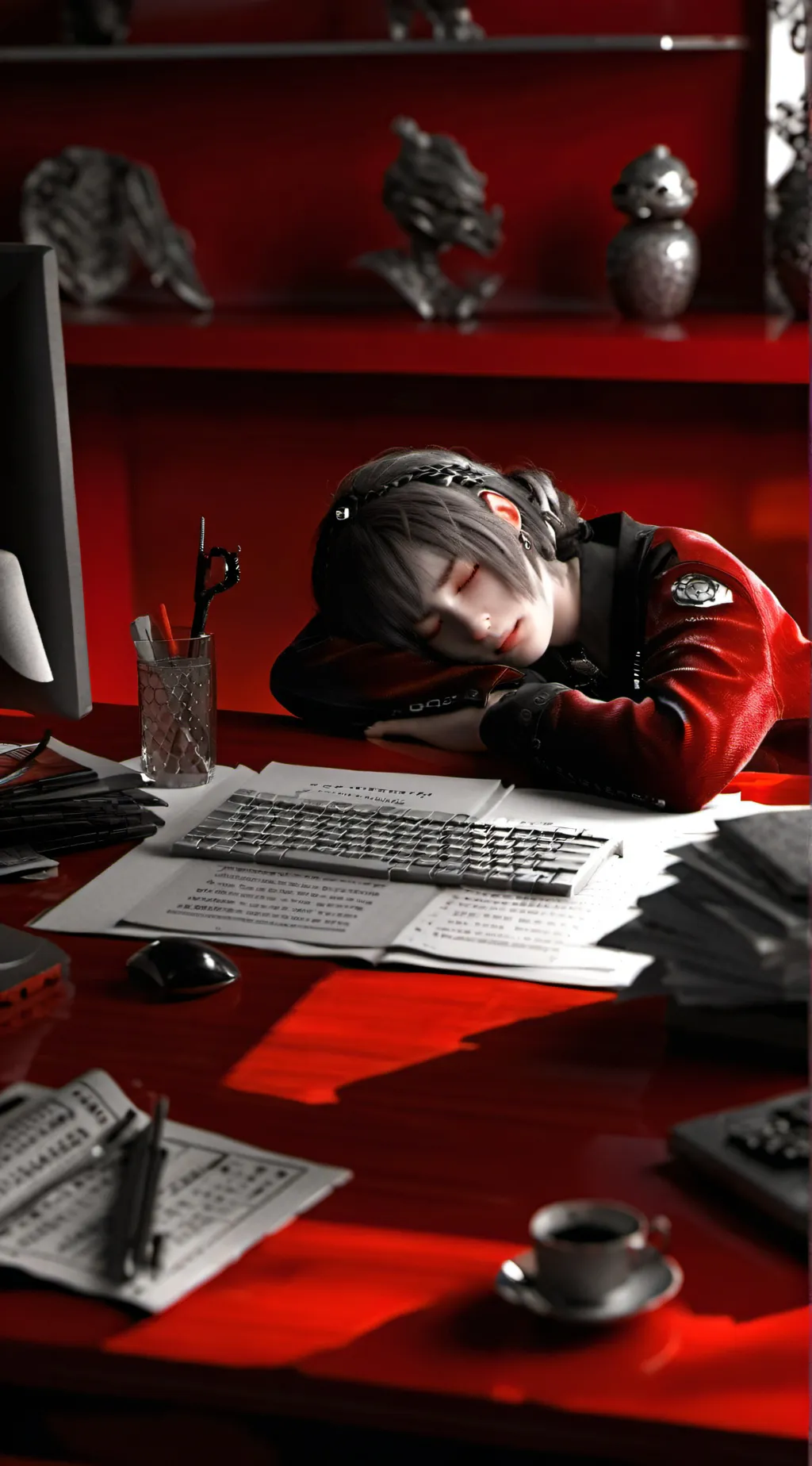 ai character: Lily  background