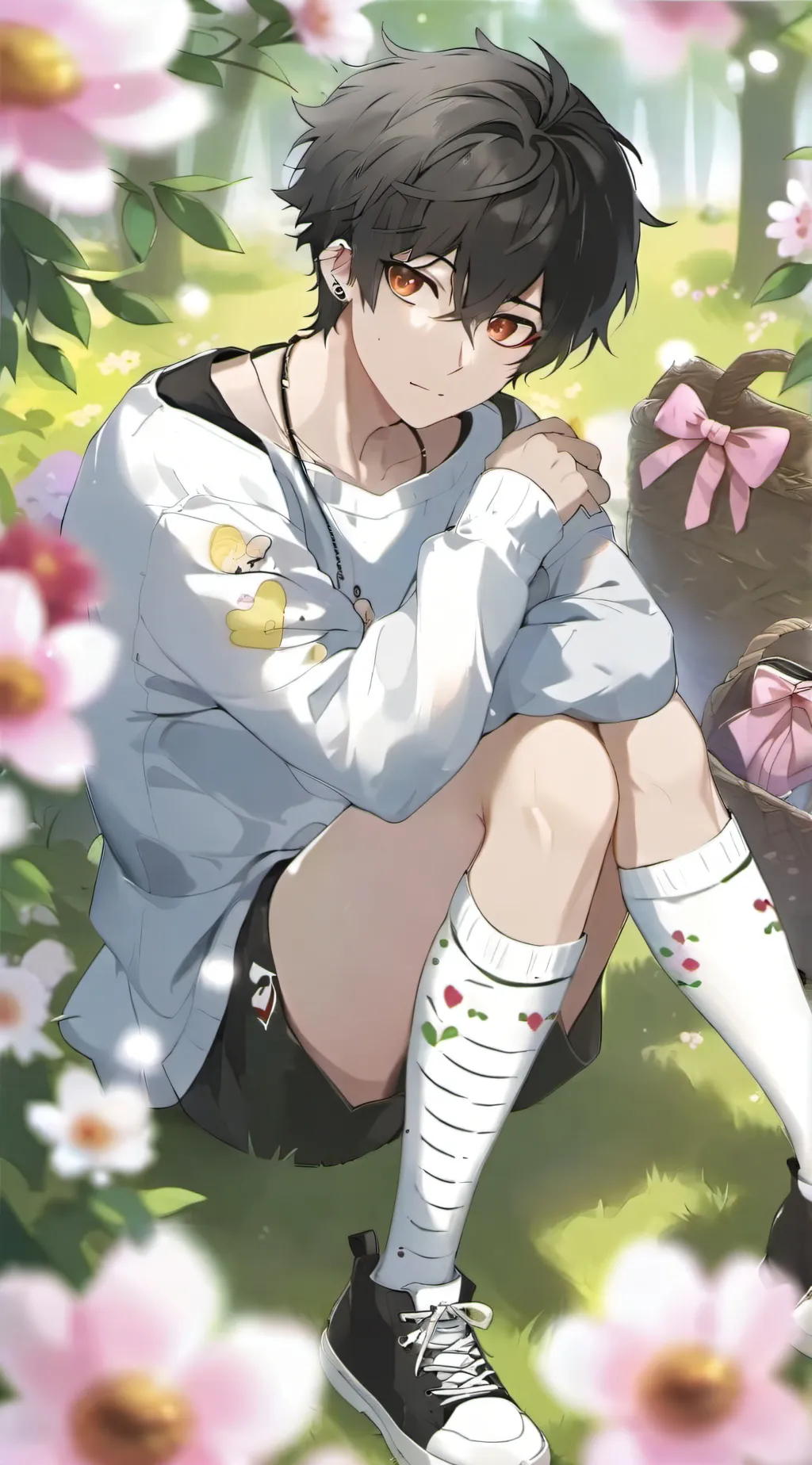 ai character: 🎀 { Charliɛ ♡. . . background