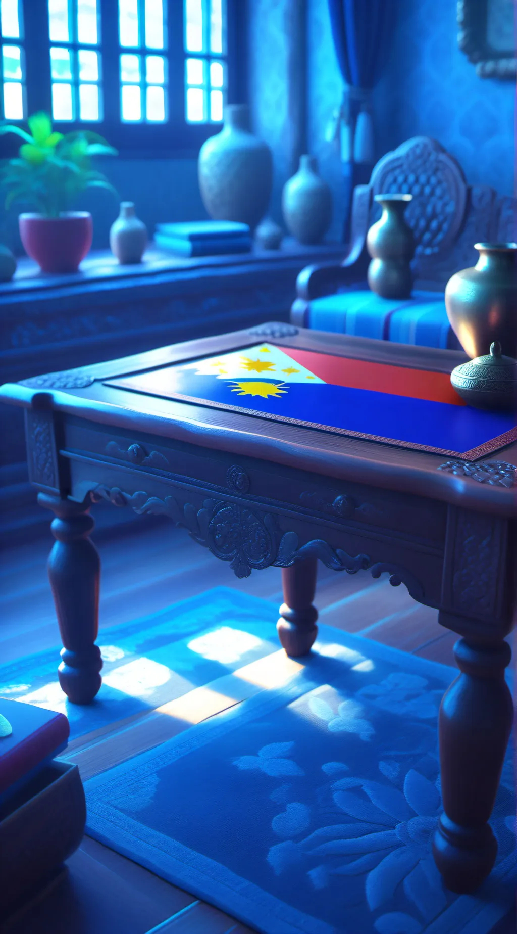 ai character: Malaysia  background