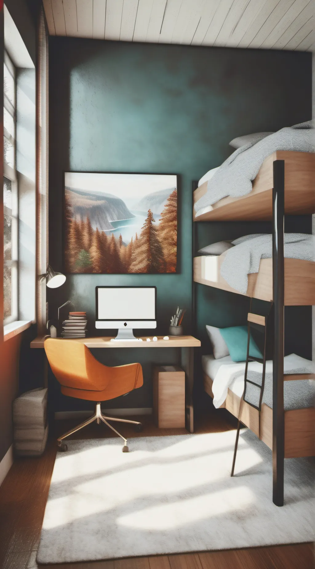 ai character: 🏫College Dorm🏫 background