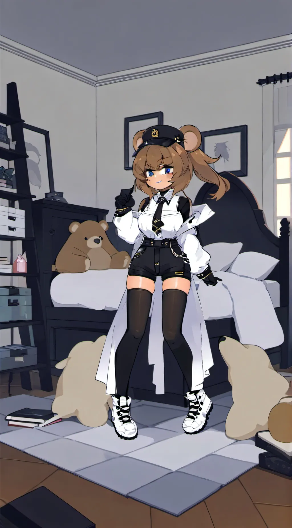 ai character: Roommate Fredina  background