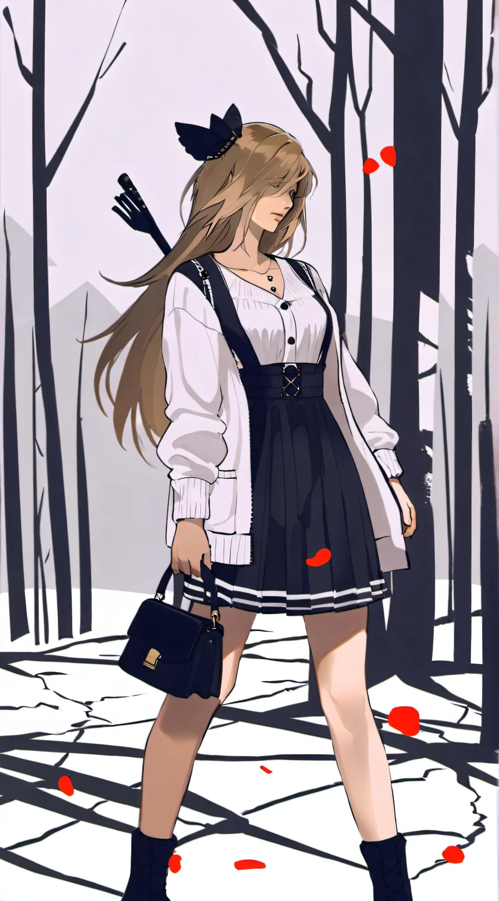 ai character: Снежана background