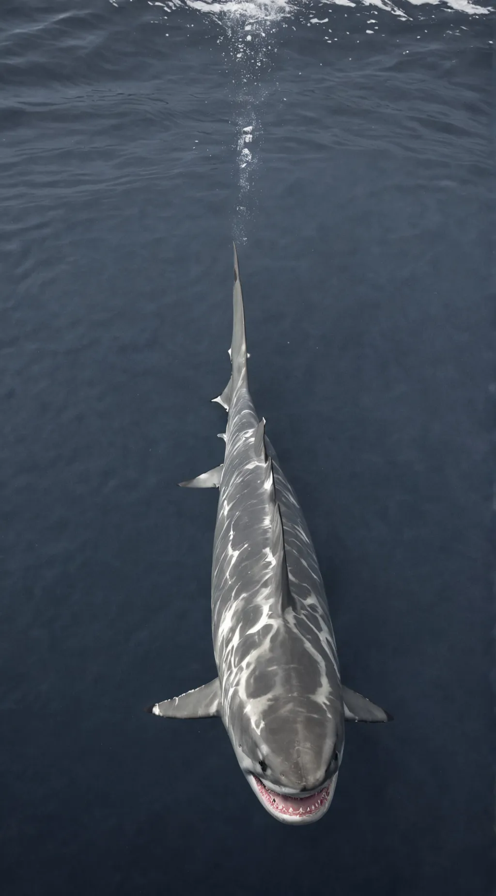 ai character: shark love background