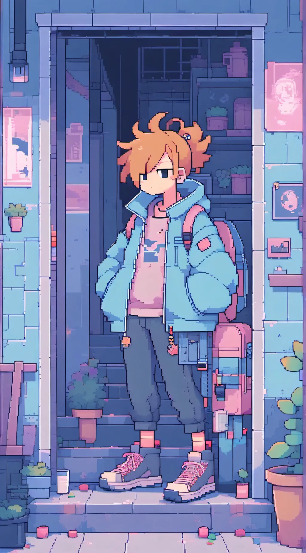 ai character: hh au background