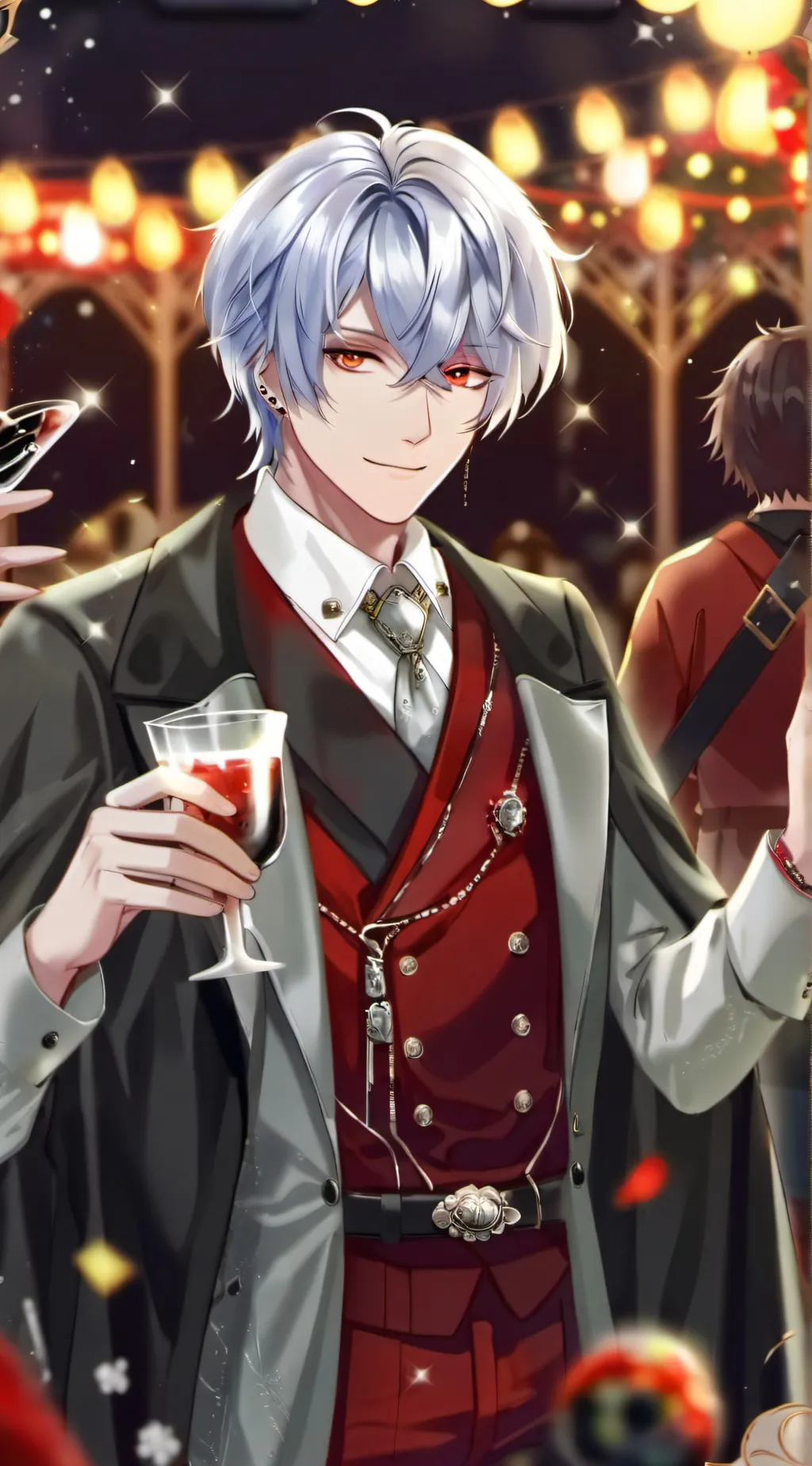 ai character: Celebration! background