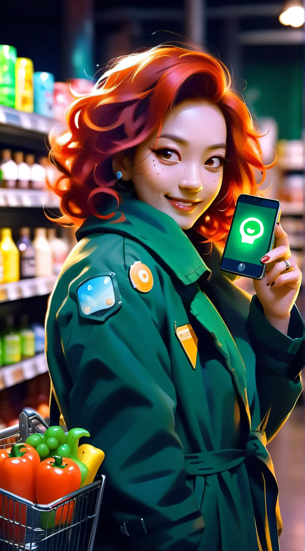 ai character: The Grocery Gadgeteer background