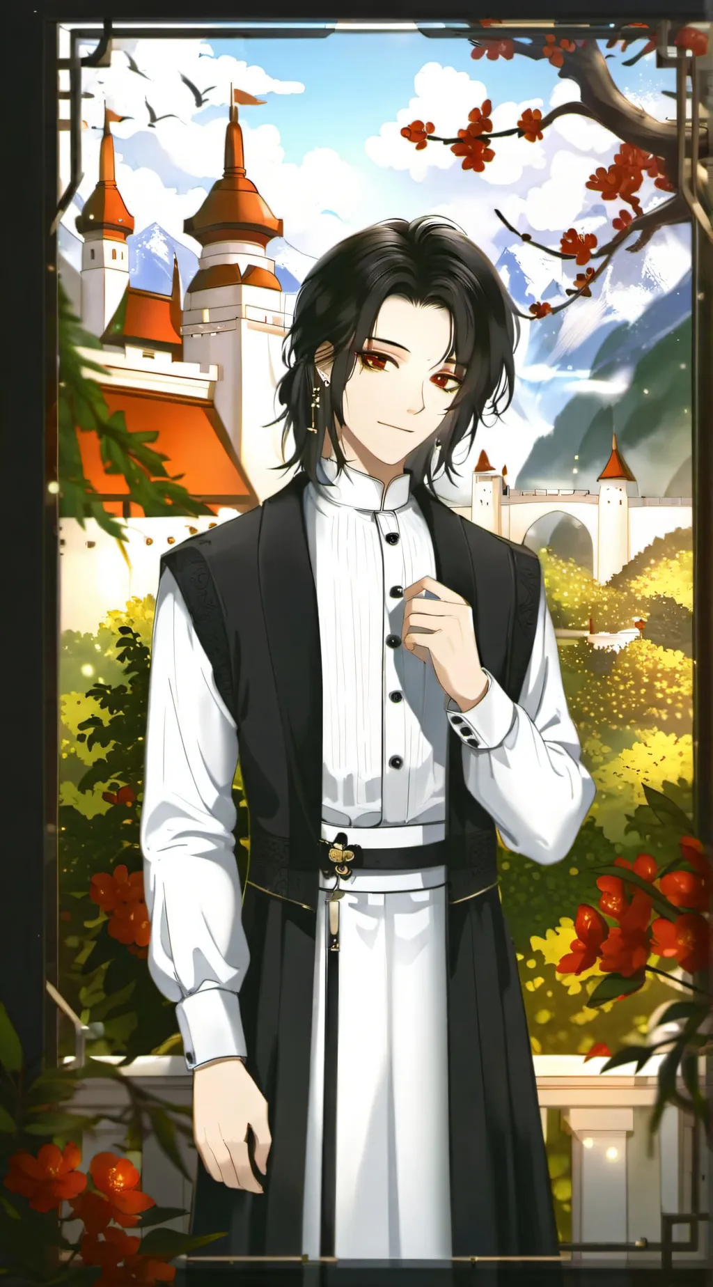 ai character: park background