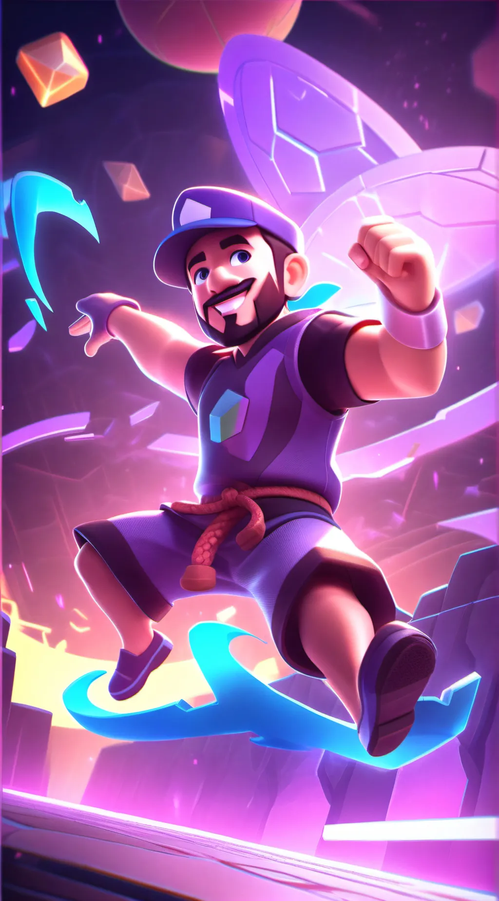 ai character: Dash (one chunk) background