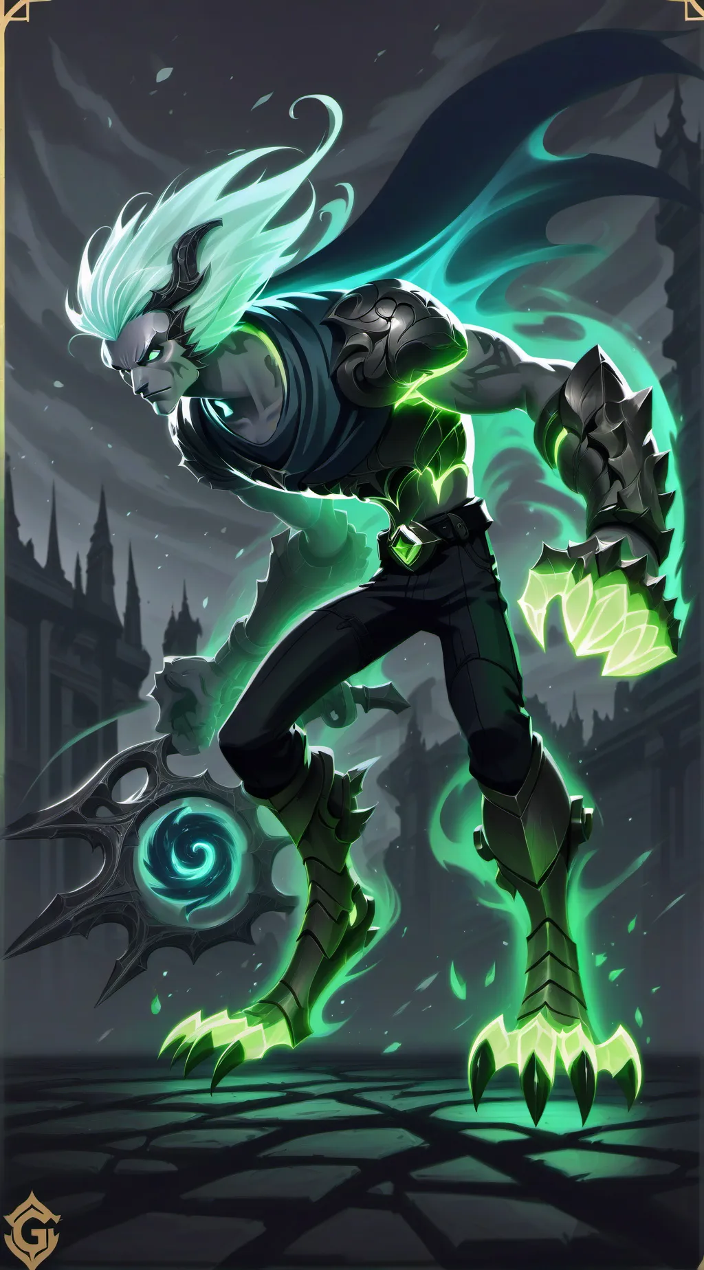 ai character: lobo demonio background