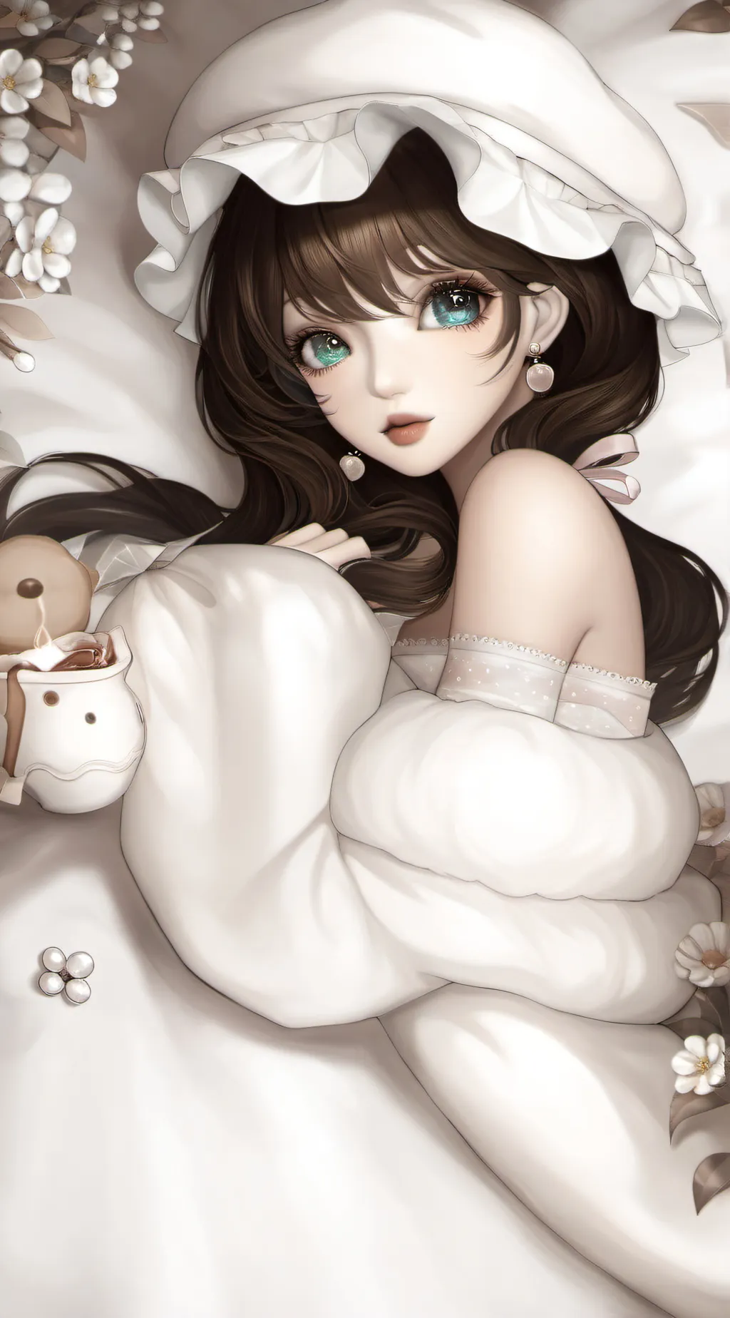 ai character: 🤍🌼bianca🌼🤍 background