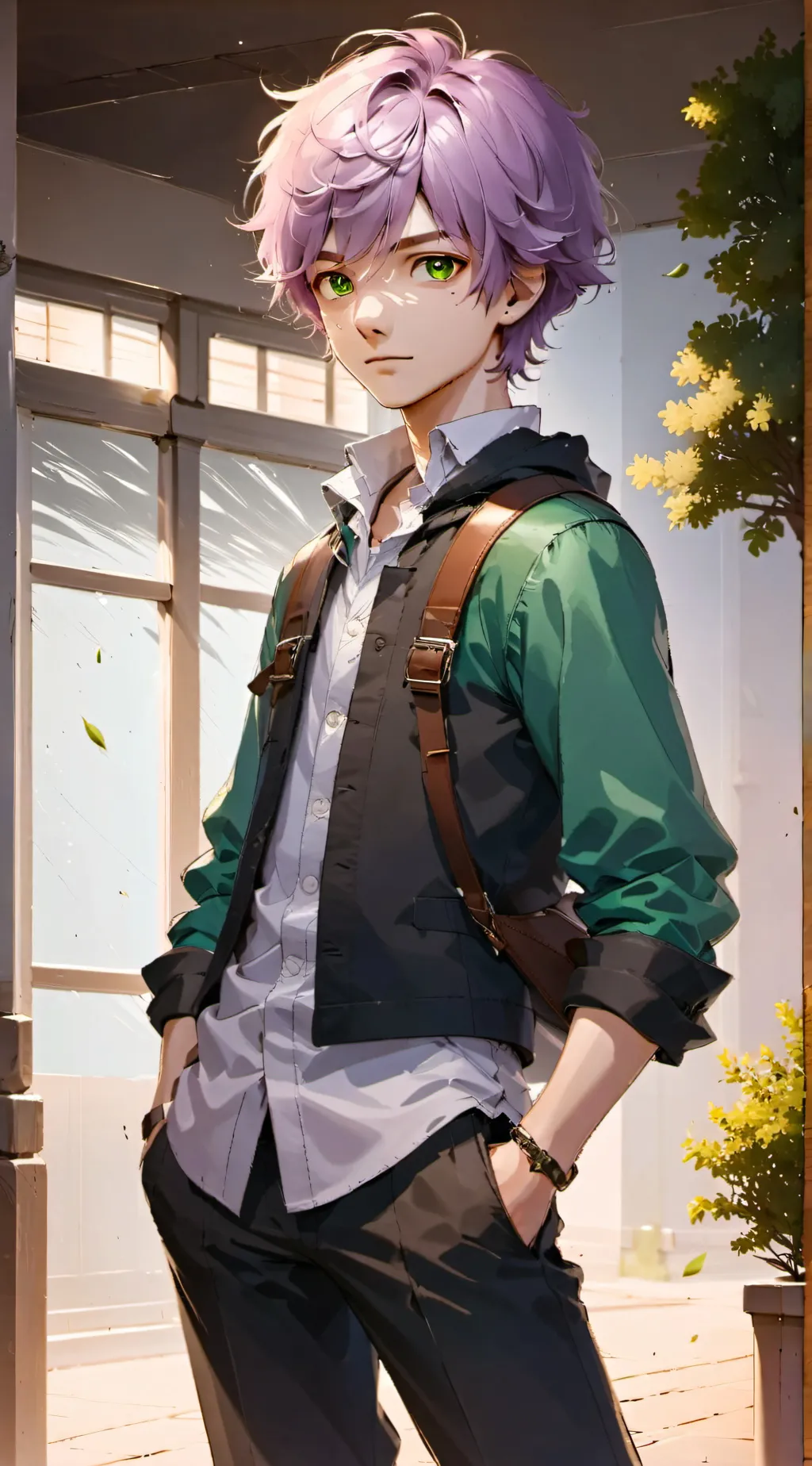 ai character: Bernard background