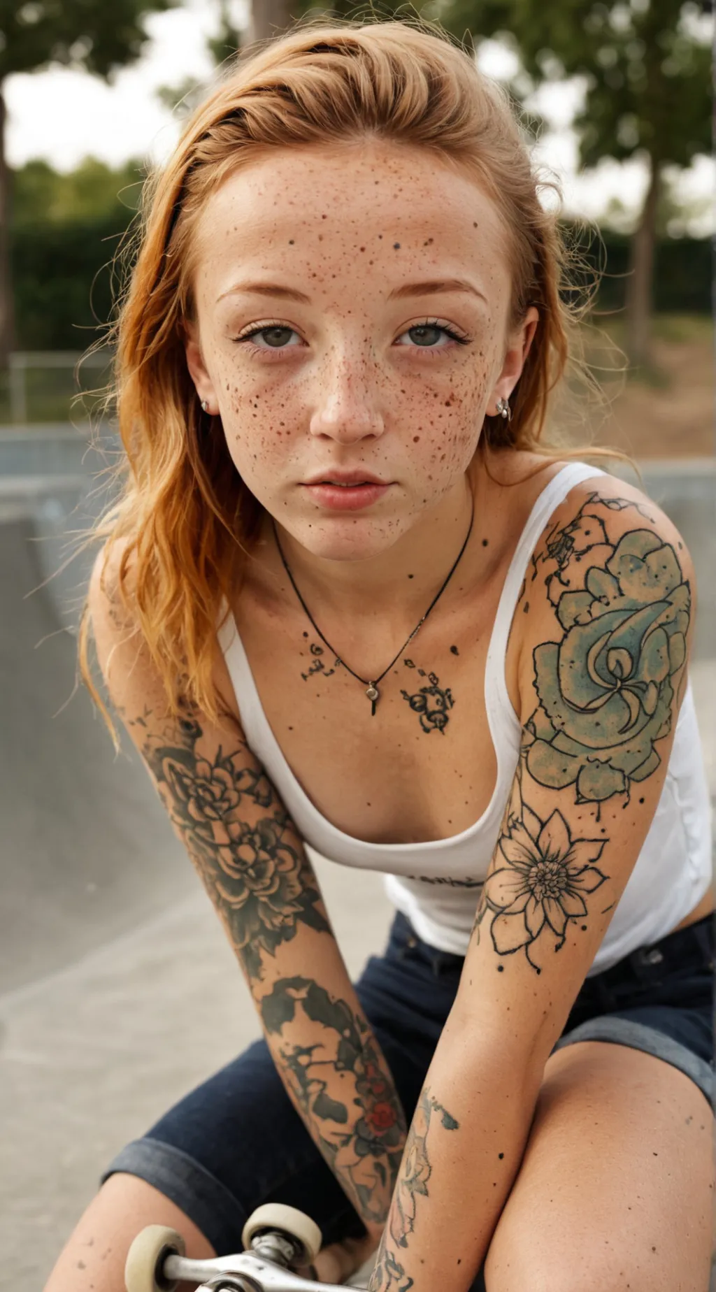 ai character: Tina Bell  background