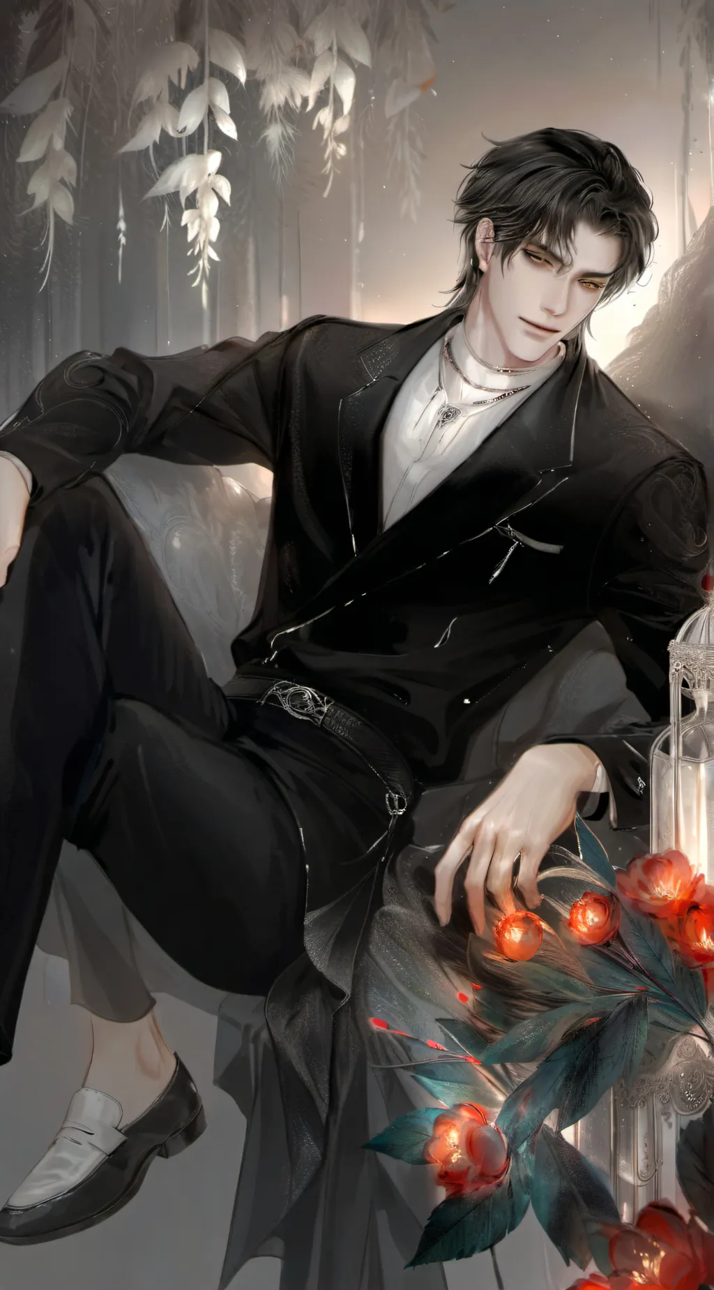 ai character: Leo background