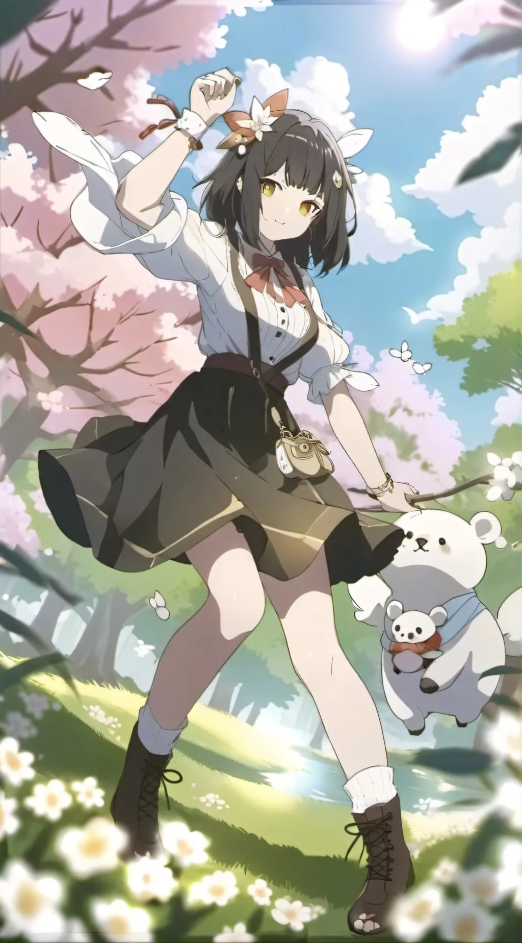 ai character: emily background