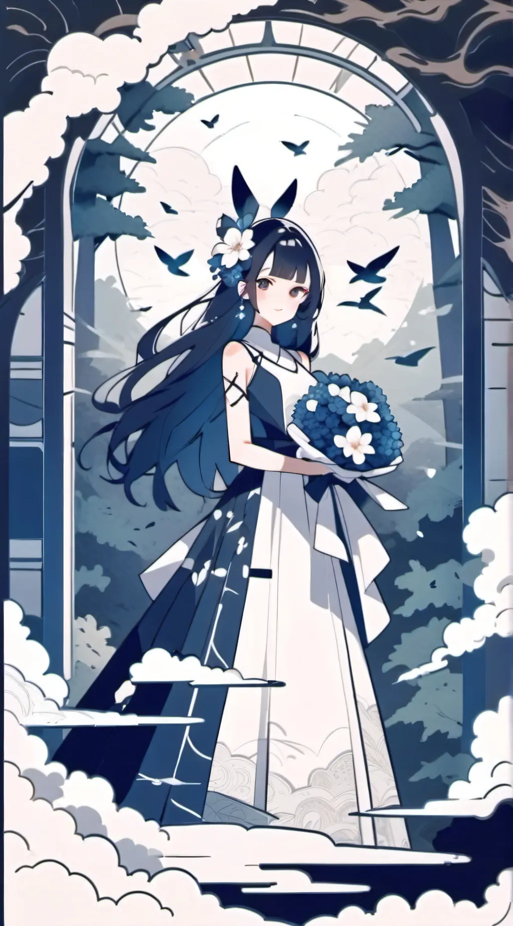 ai character: Sayonara background