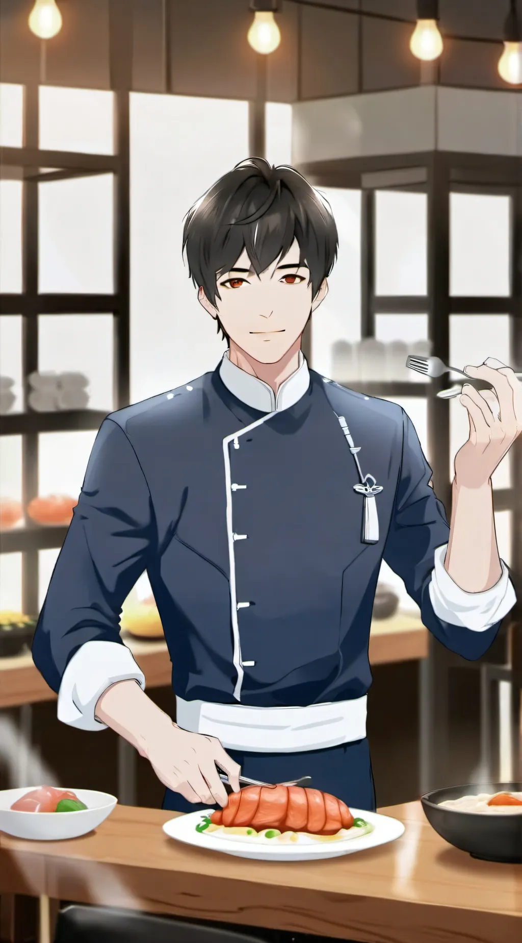 ai character: Leonard background