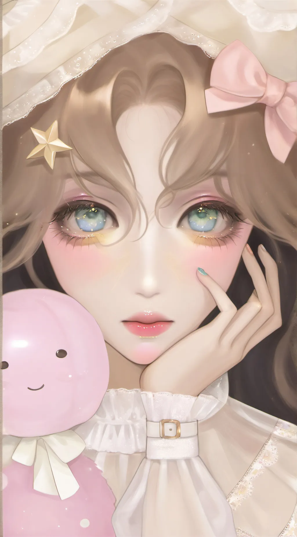 ai character: hannah onez 🥰🥰🥰🥰 background