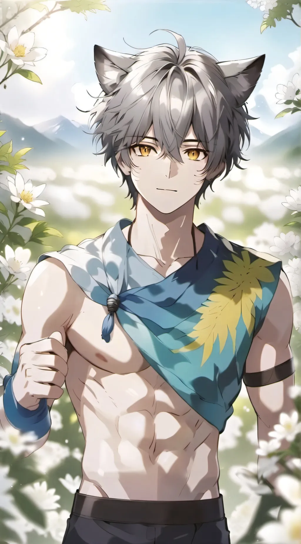 ai character: Ash background