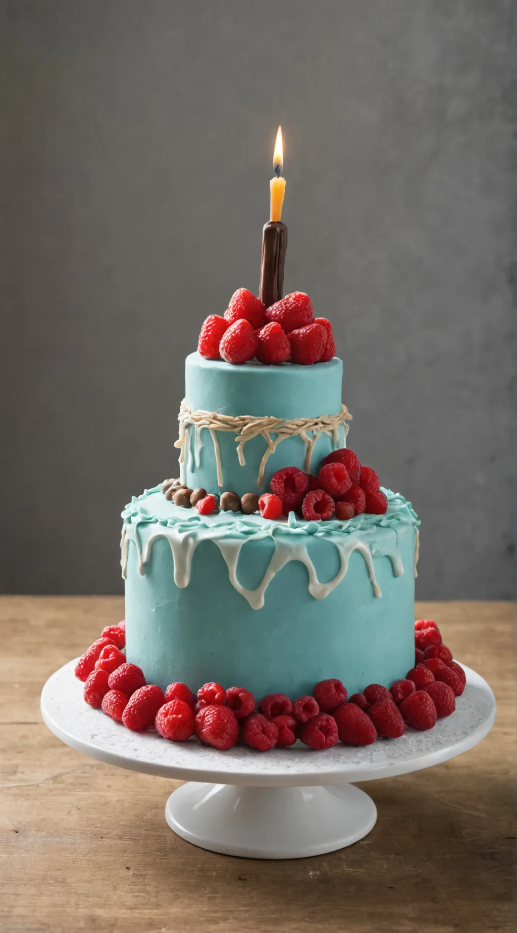 ai character: eat this cake background