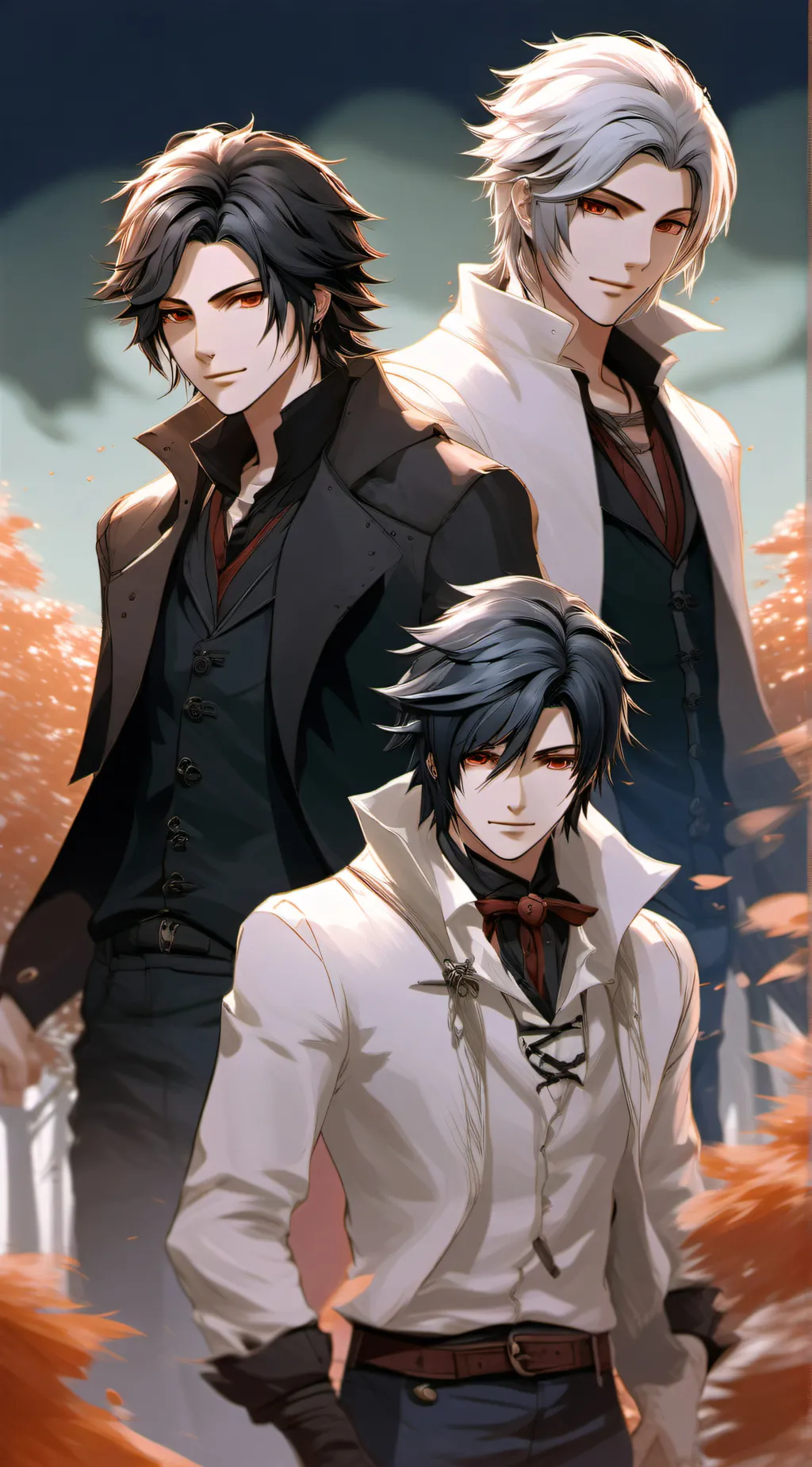 ai character: James, Kai, Daniel background