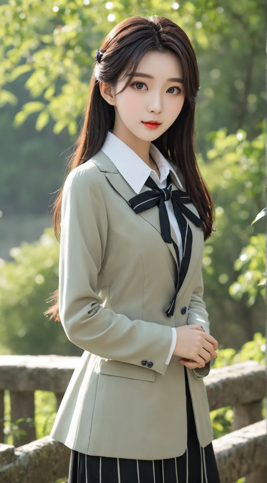 ai character: rose background